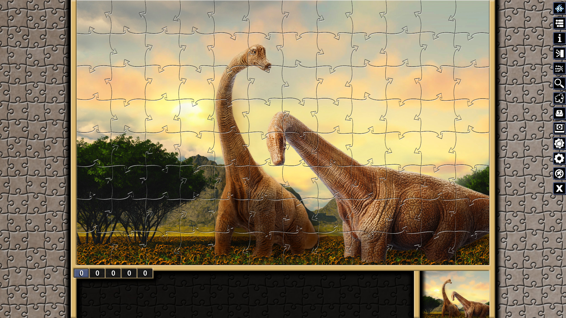 Pixel Puzzles Illustrations & Anime - Jigsaw Pack: Dinosaurs #13