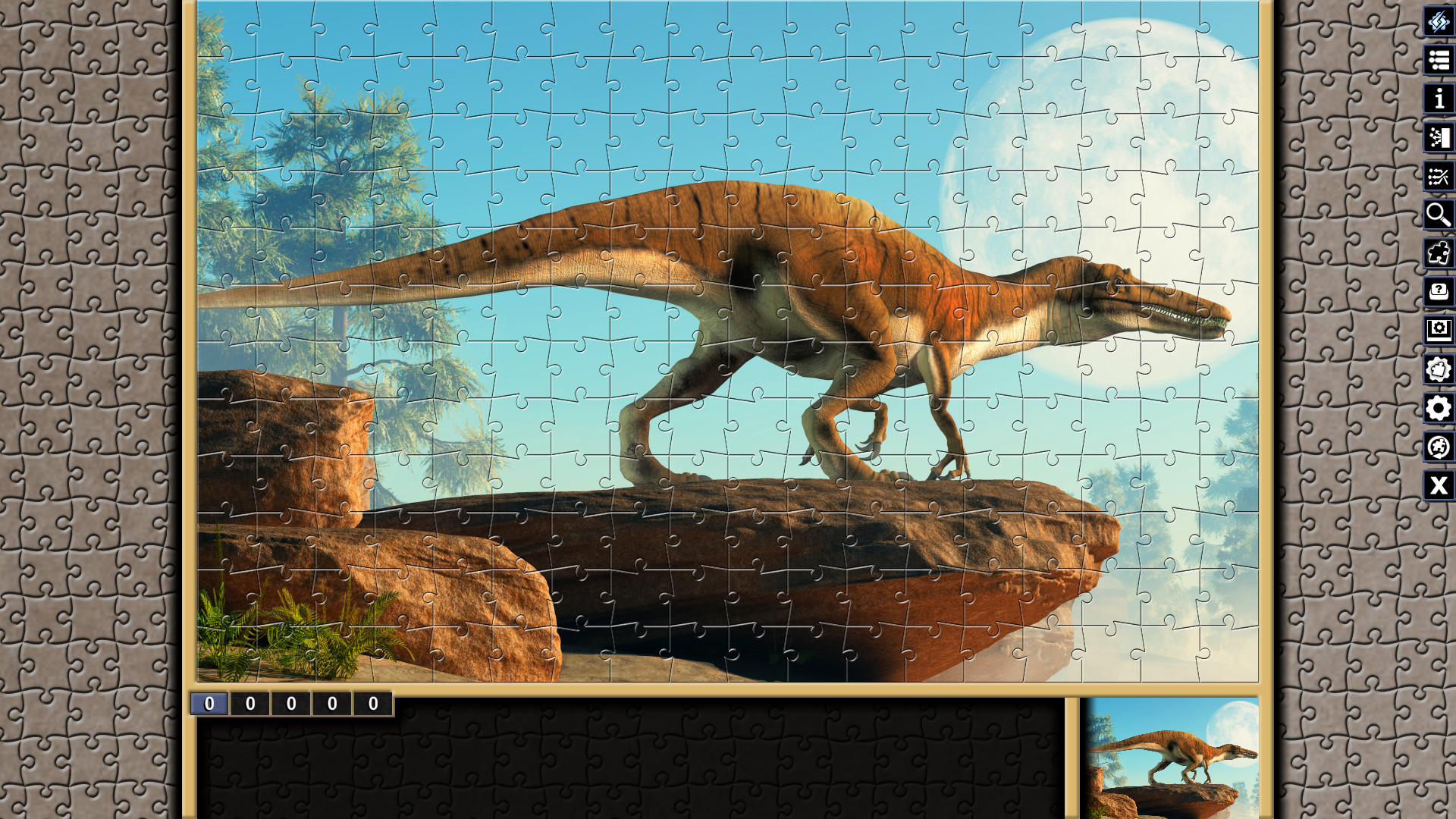 Pixel Puzzles Illustrations & Anime - Jigsaw Pack: Dinosaurs #0