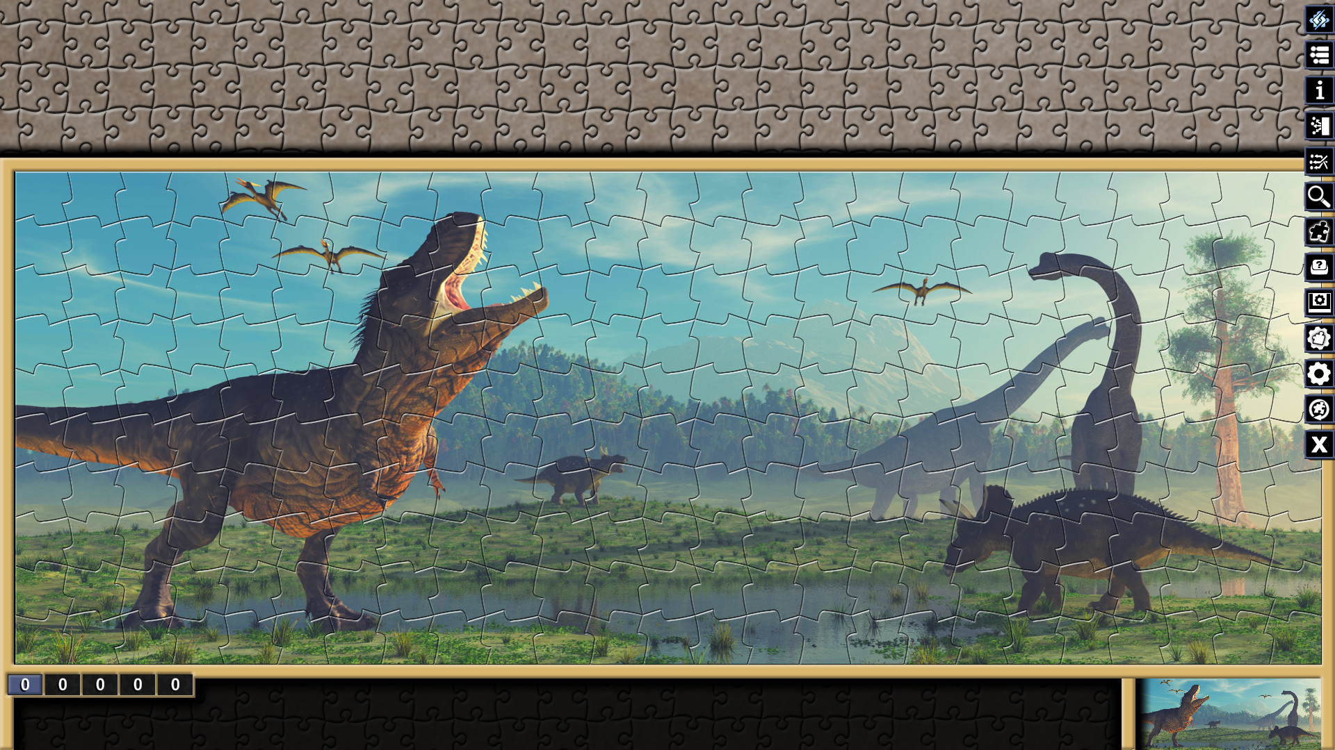Pixel Puzzles Illustrations & Anime - Jigsaw Pack: Dinosaurs #6
