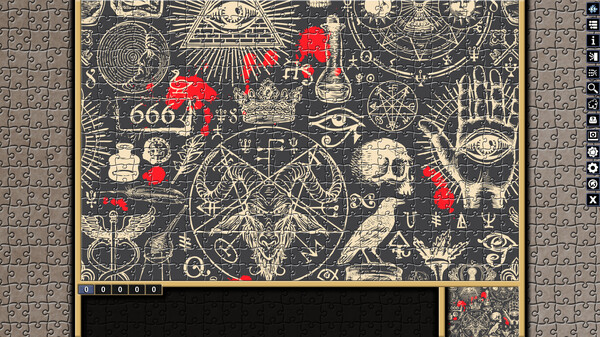 Pixel Puzzles Illustrations & Anime - Jigsaw Pack: Occult