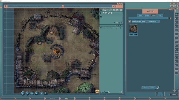 скриншот Fantasy Grounds - FG Goblin Camp Map Pack 4