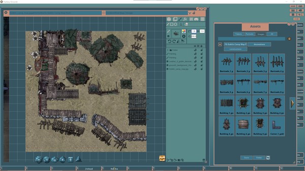 скриншот Fantasy Grounds - FG Goblin Camp Map Pack 0
