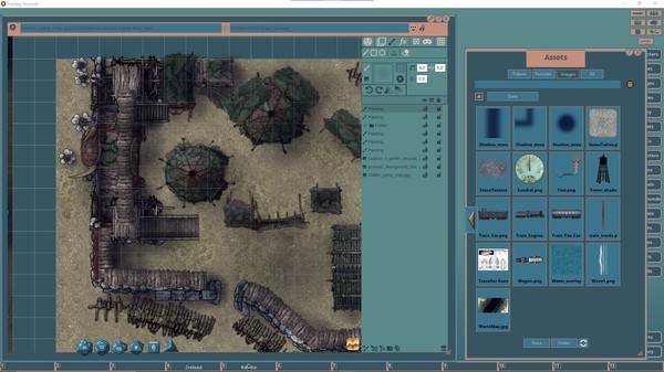 скриншот Fantasy Grounds - FG Goblin Camp Map Pack 2