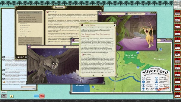 скриншот Fantasy Grounds - The Secrets of Cats - A World of Adventure for Fate Core 4