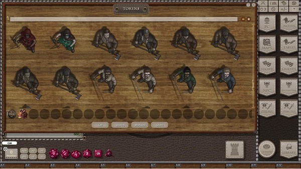 скриншот Fantasy Grounds - Jans Token Pack 23 - Thugs and Thieves 4