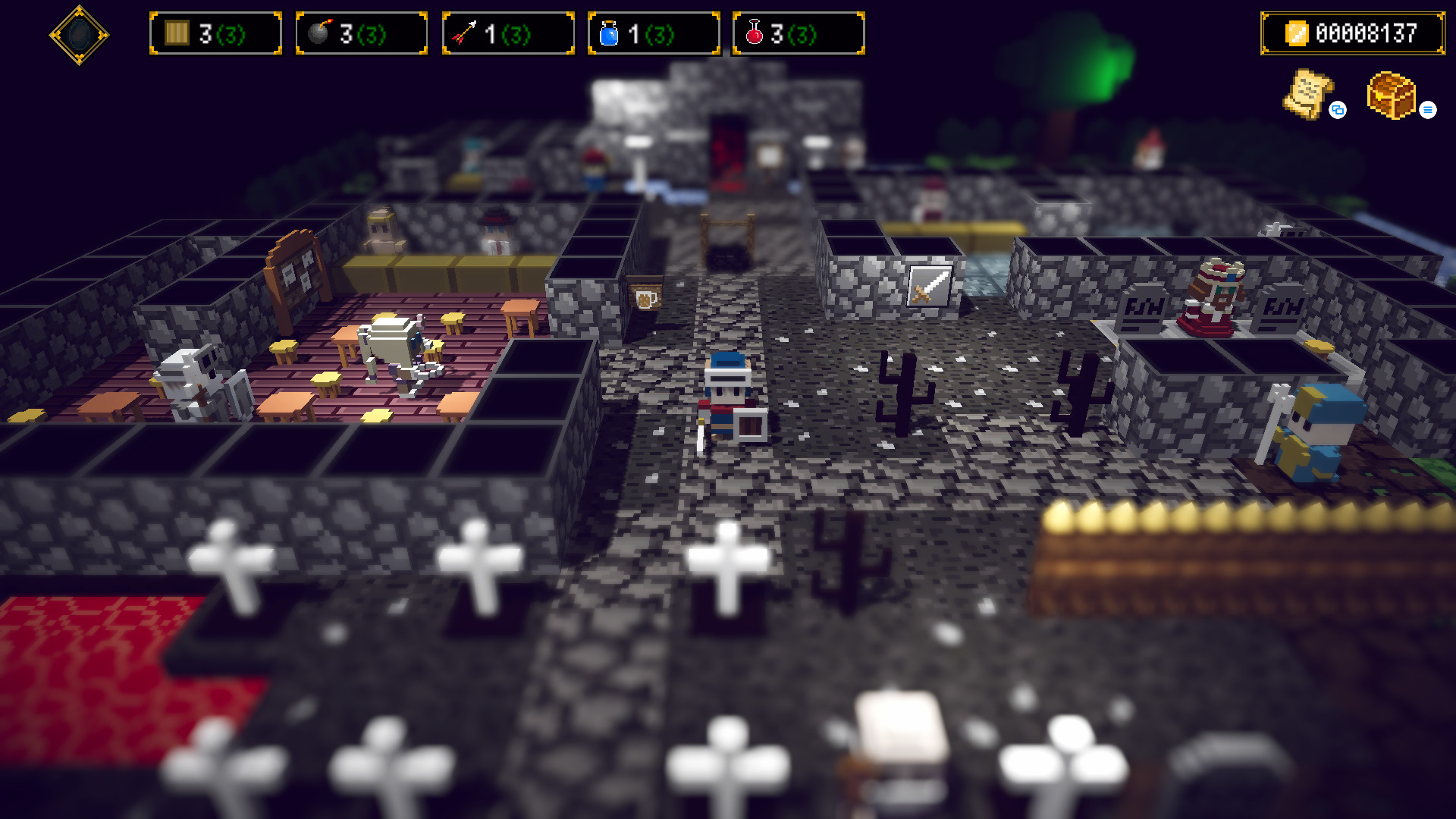 Dungeon and Gravestone screenshot 1