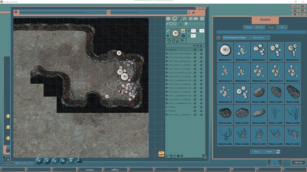 скриншот Fantasy Grounds - FG Underground Map Pack 2 1