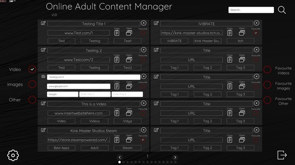 Скриншот из Online Adult Content Manager