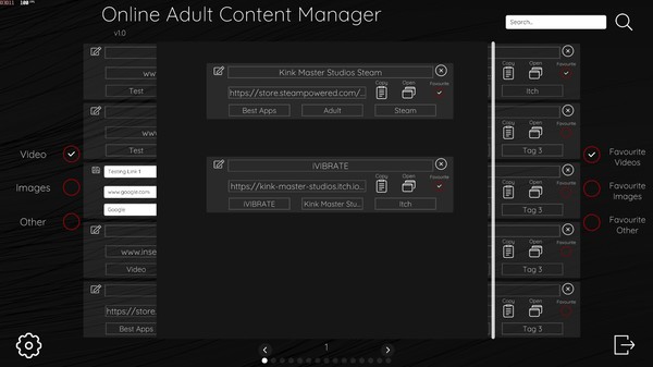 Скриншот из Online Adult Content Manager