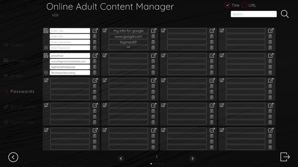 скриншот Online Adult Content Manager 2