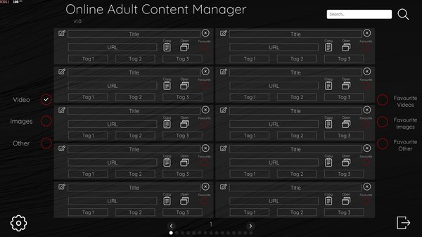 Скриншот из Online Adult Content Manager