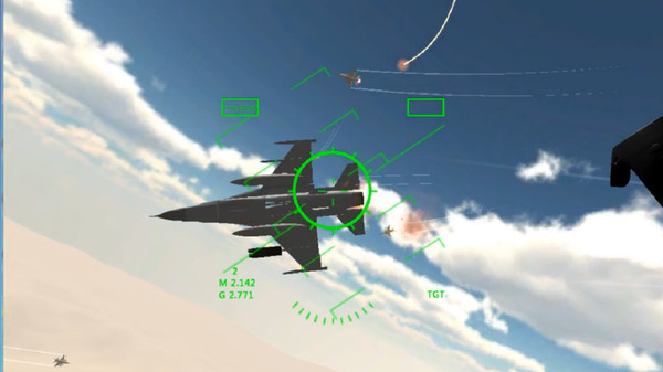 VR fighter jets war