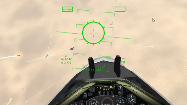скриншот VR fighter jets war 1