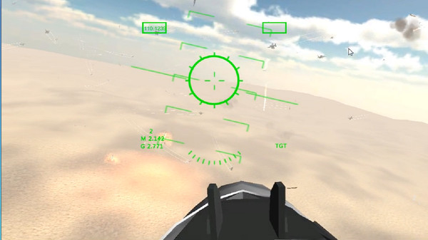 скриншот VR fighter jets war 0