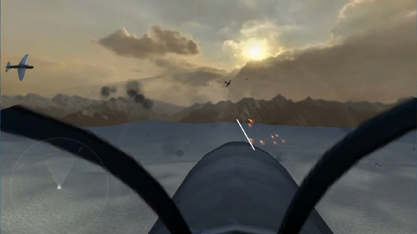 скриншот VR fighter jets war 4