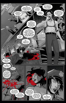 скриншот Hatred: Black Label - comic book 1