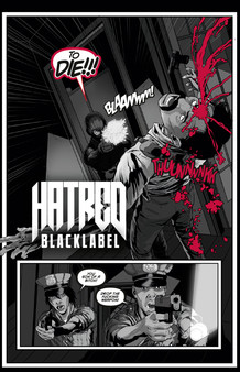 скриншот Hatred: Black Label - comic book 0