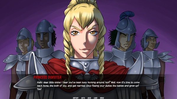скриншот Sword Princess Amaltea - The Visual Novel 0