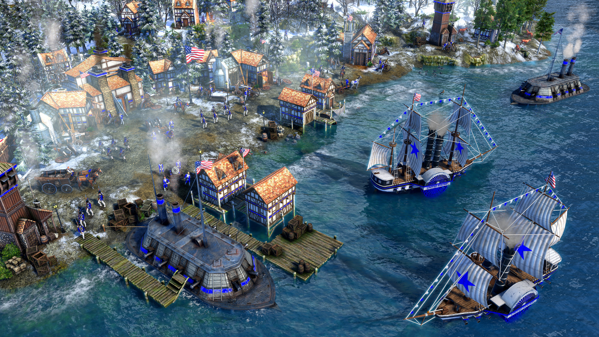Age of Empires III: Definitive Edition - United States Civilization Resimleri 