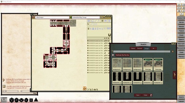 скриншот Fantasy Grounds - Pathfinder RPG - Pathfinder Flip-Tiles: Dungeon Starter Set 4