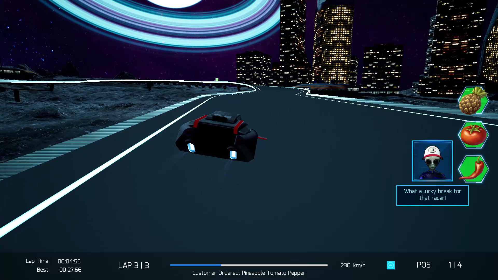 Cygnus Pizza Race Demo #0