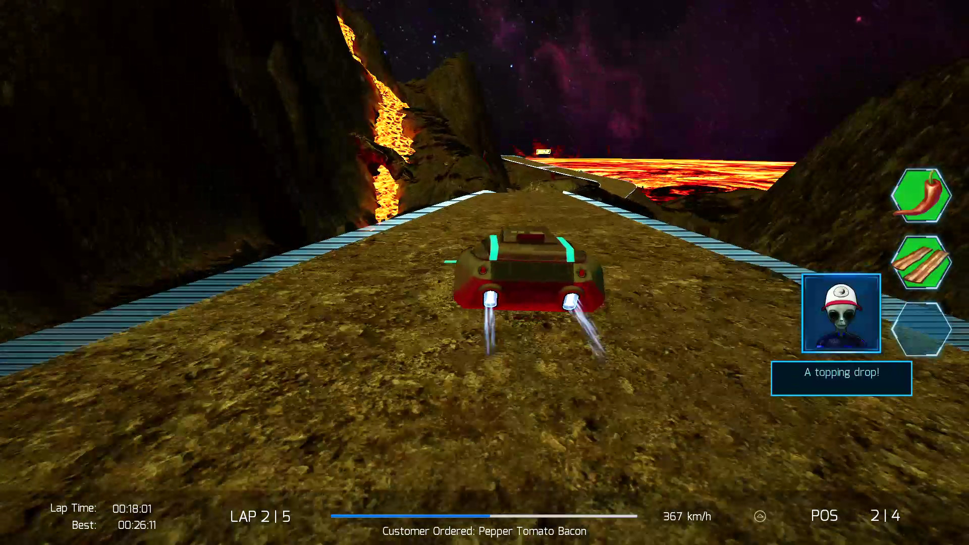 Cygnus Pizza Race Demo #6