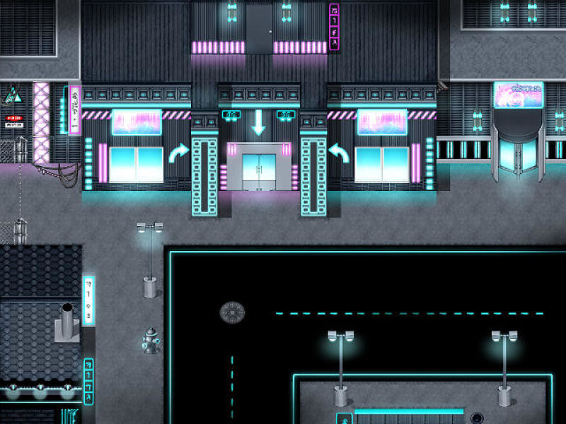 RPG Maker MV - KR Cyberpunk Tileset #4
