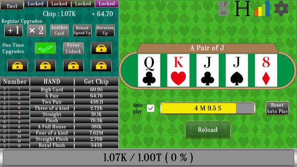 Скриншот из Idle Poker