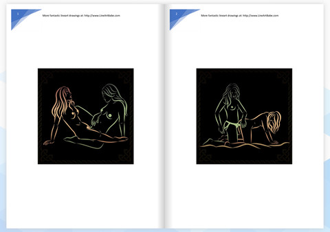 скриншот LineArt Jigsaw Puzzle - Erotica 4 ArtBook 0