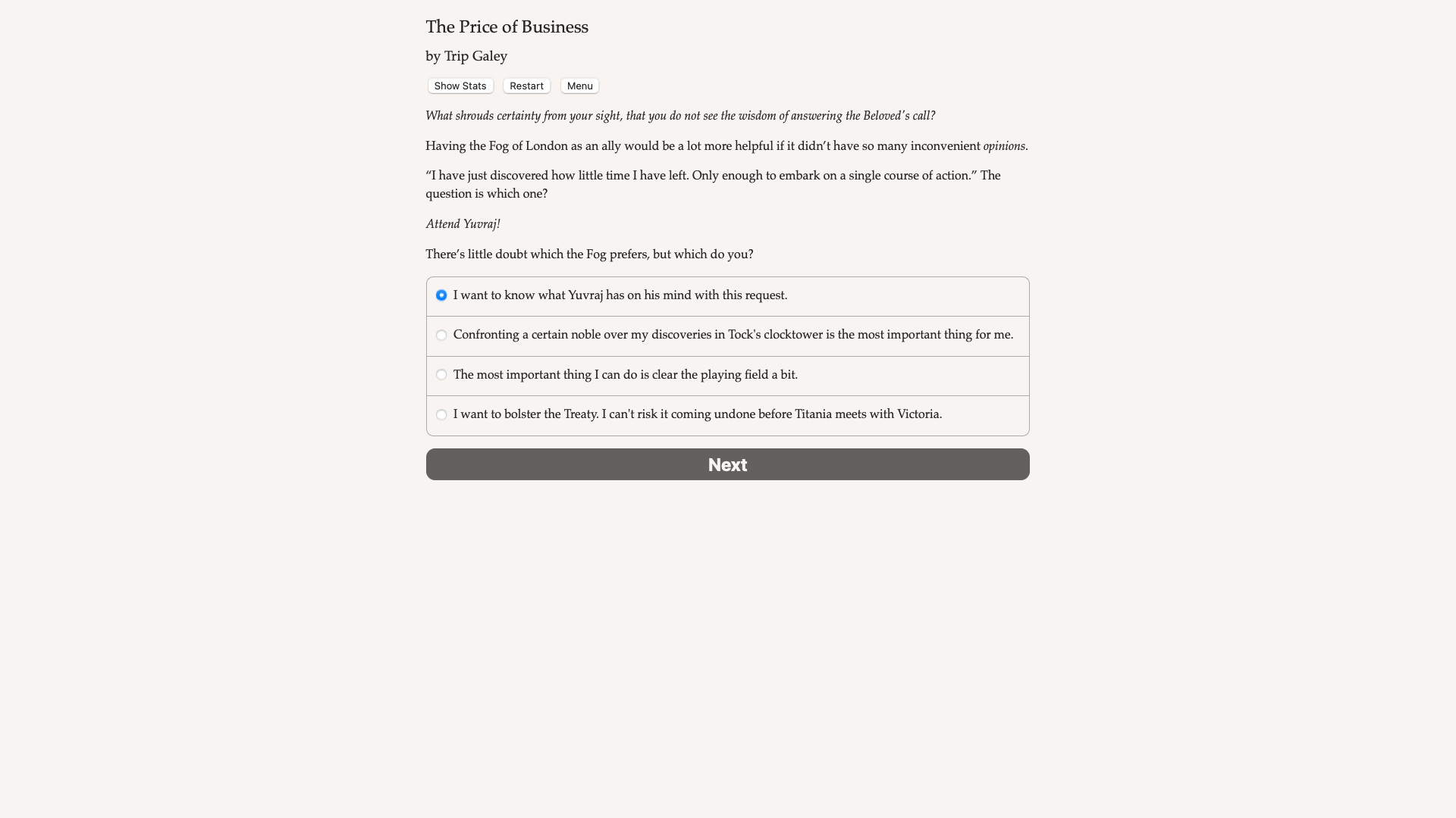 Faerie's Bargain: The Price of Business Demo #2