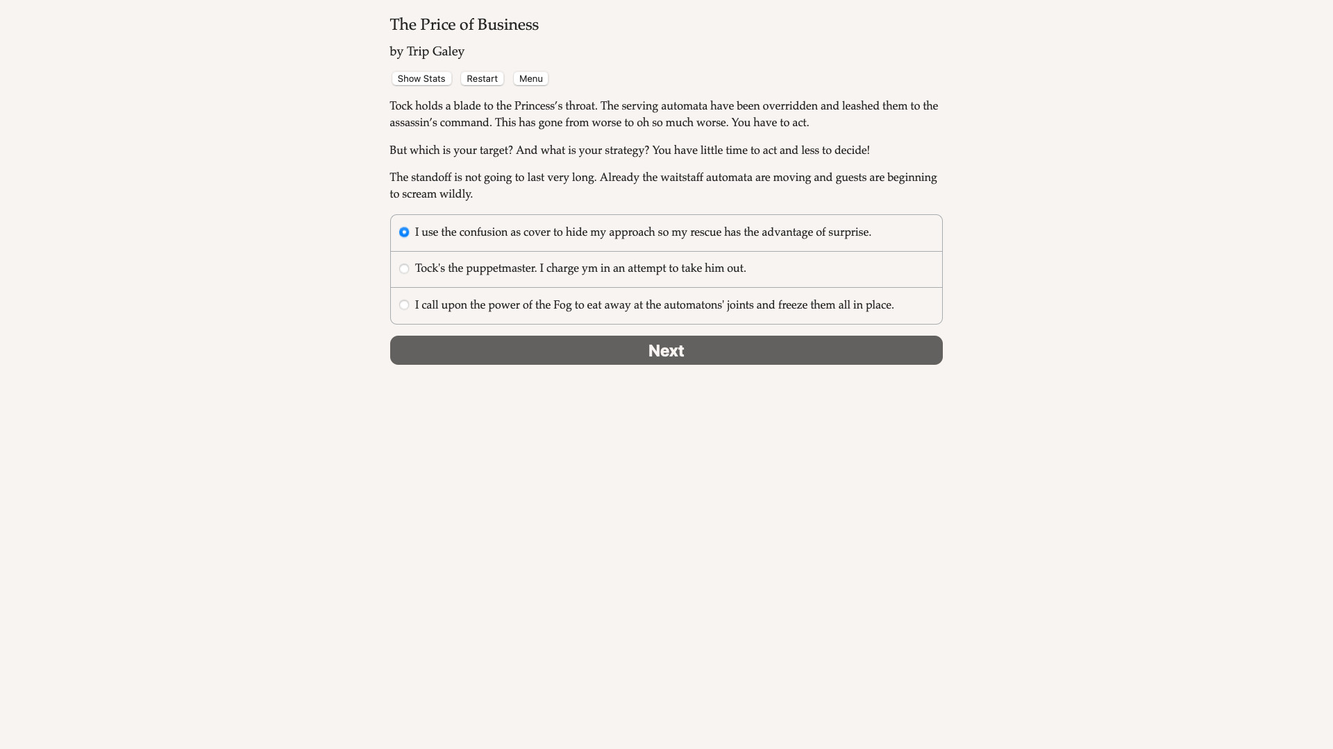 Faerie's Bargain: The Price of Business Demo #3