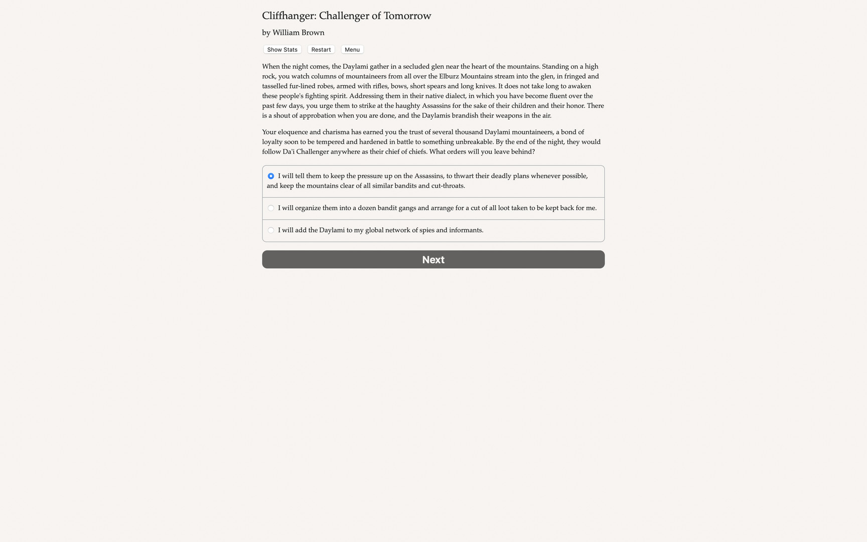 Cliffhanger: Challenger of Tomorrow Demo #4