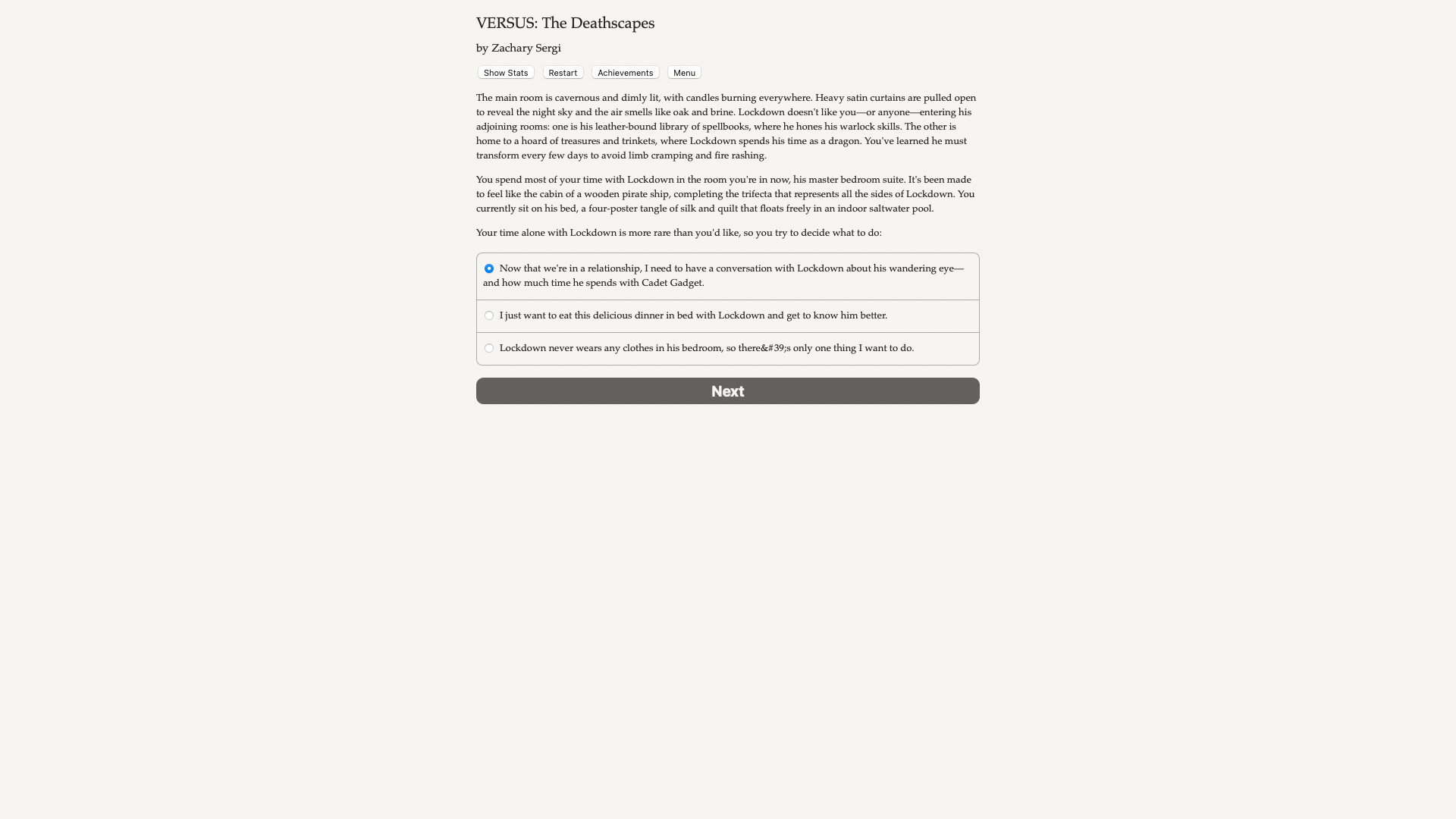 Versus: The Deathscapes Demo #0