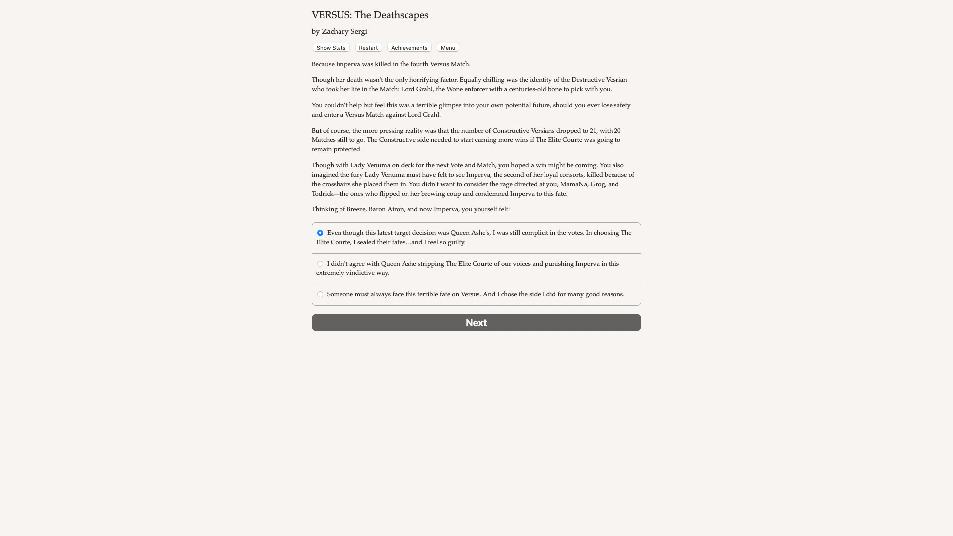 Versus: The Deathscapes Demo #5