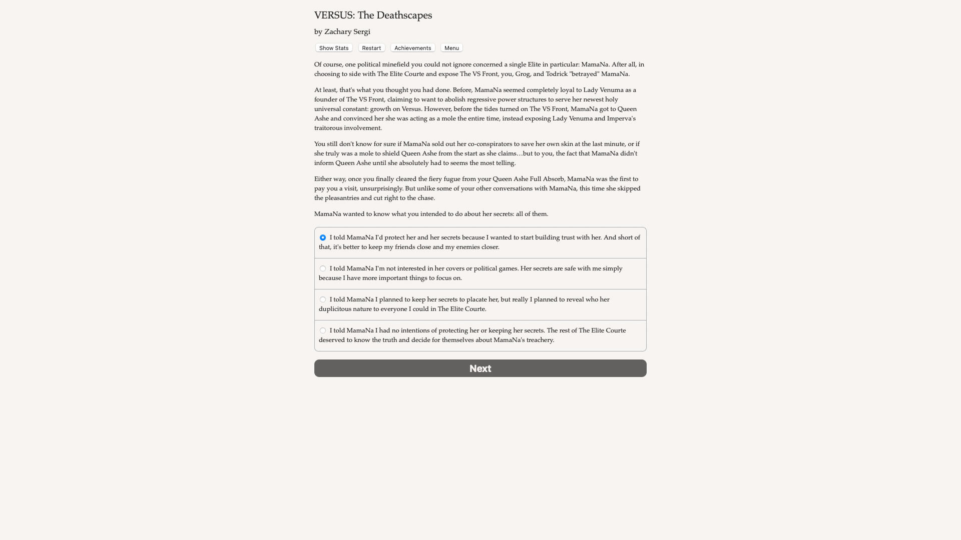 Versus: The Deathscapes Demo #6