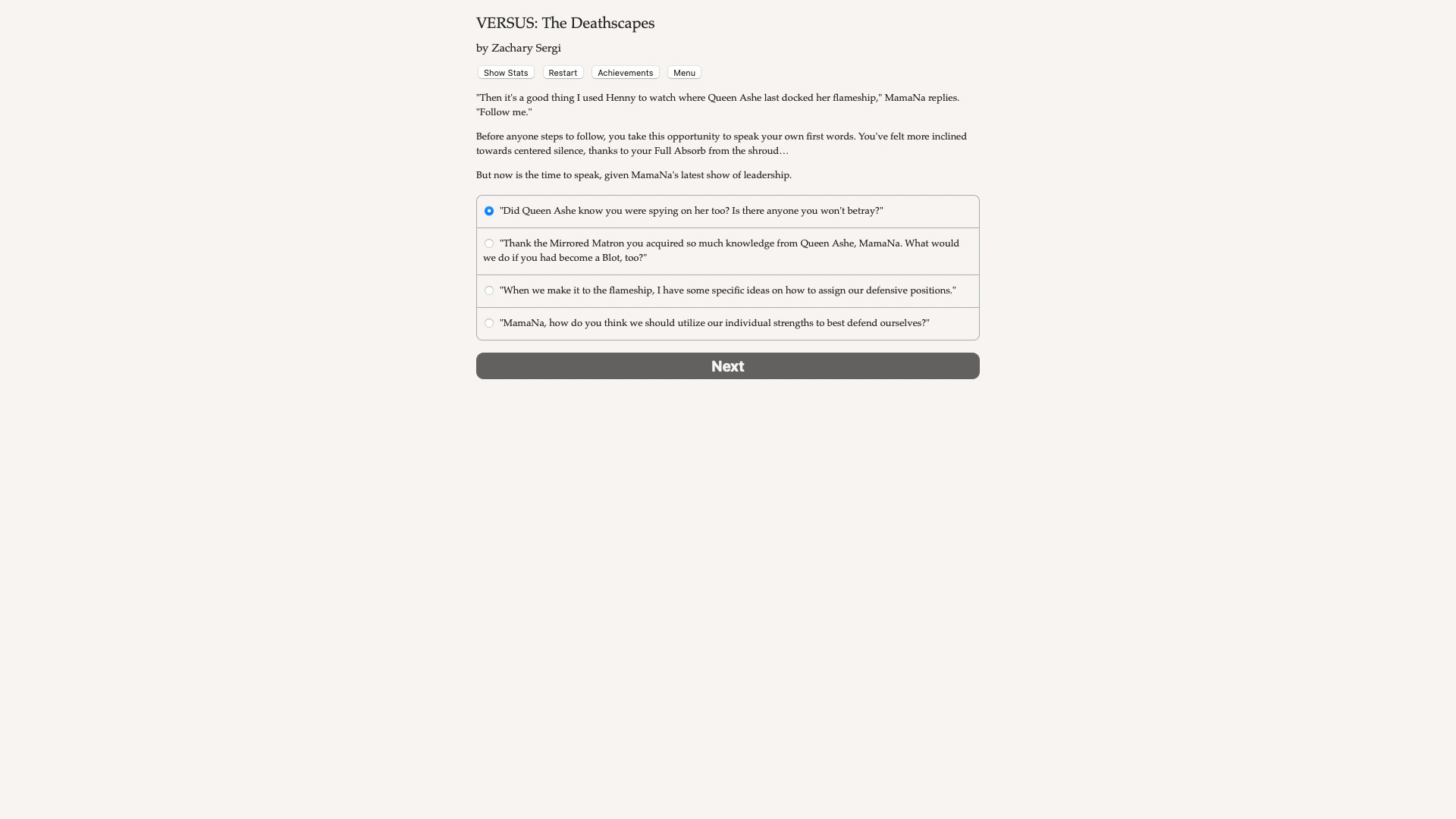 Versus: The Deathscapes Demo #3