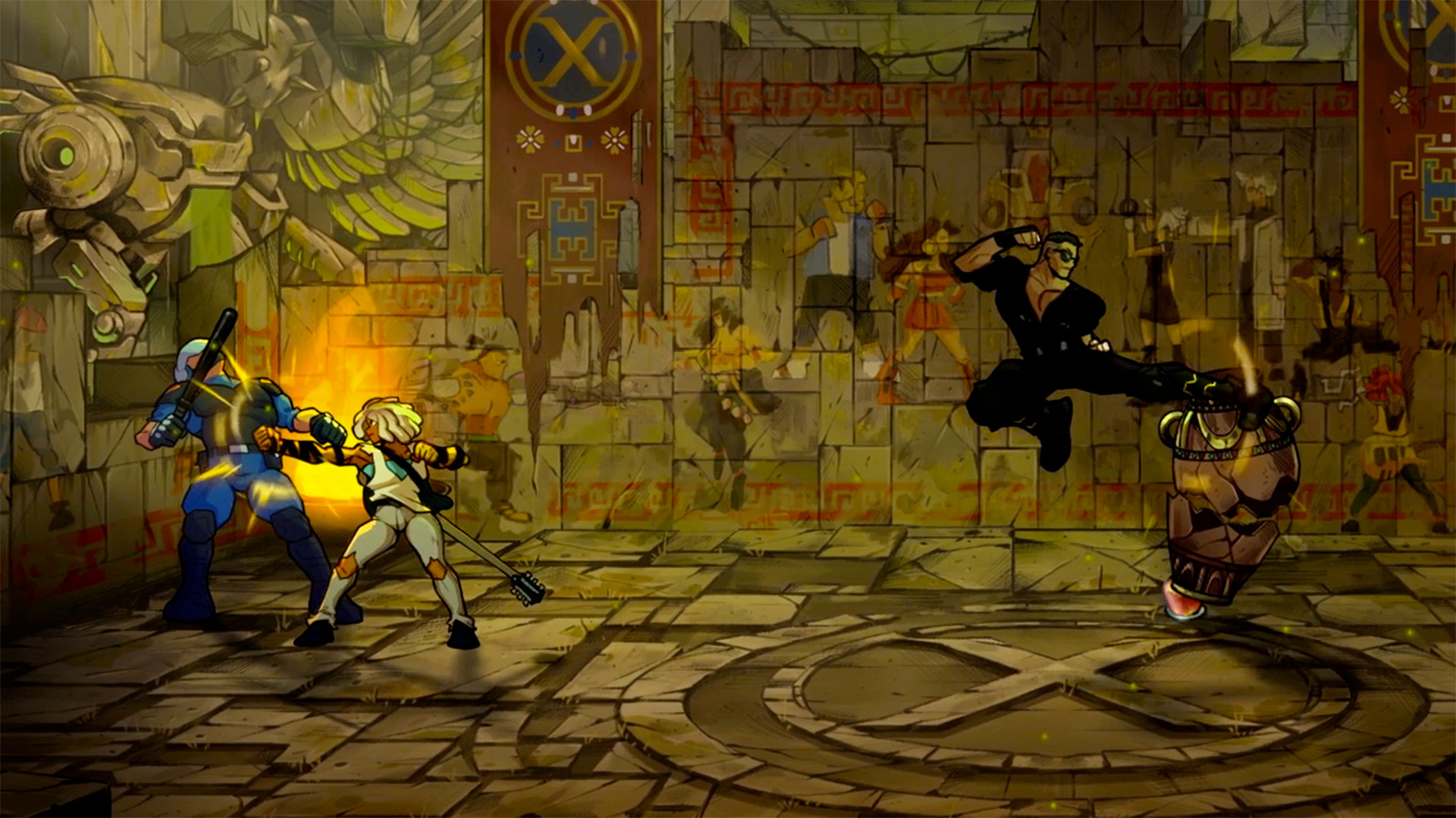 Streets of Rage 4 Mr. X Nightmare DLC adds three new playable characters