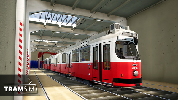 скриншот TramSim DLC Betriebsbahnhof Wien 5