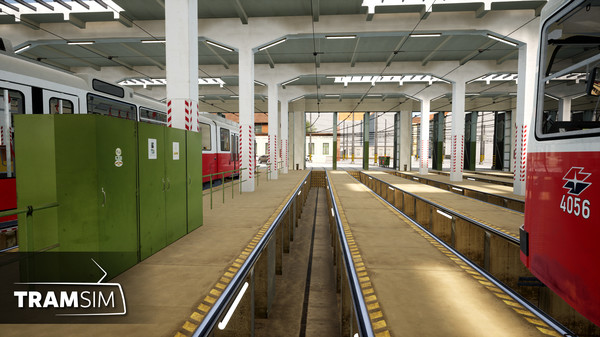 скриншот TramSim DLC Betriebsbahnhof Wien 2