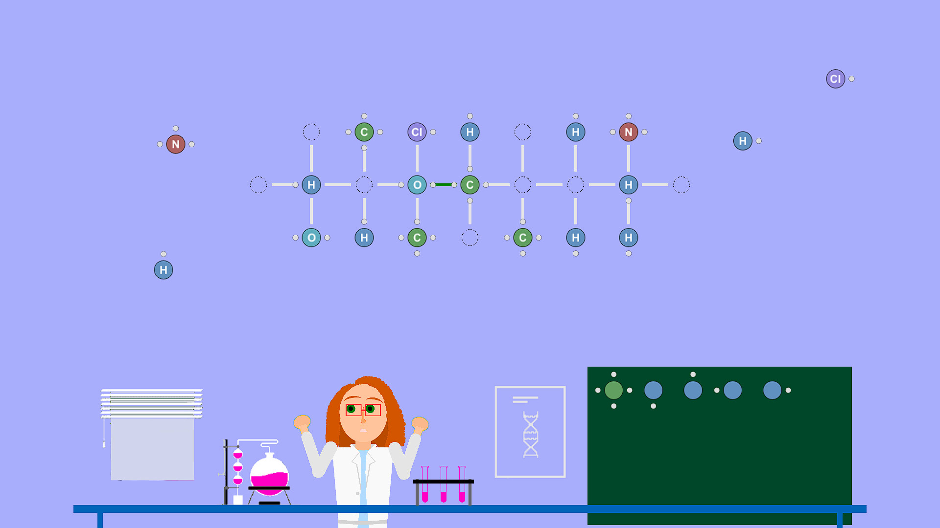 Build Molecules for Vick - Chemistry Puzzle screenshot 1