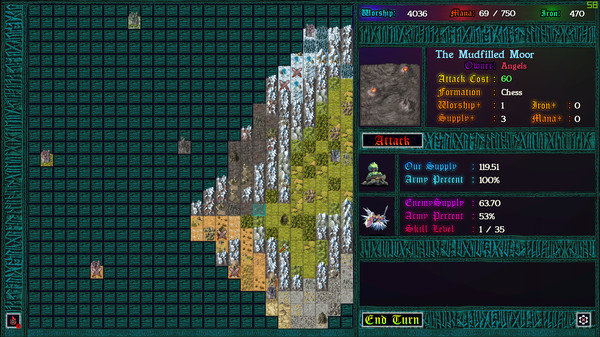 Скриншот из Unending War: Grand-Strategy Chess