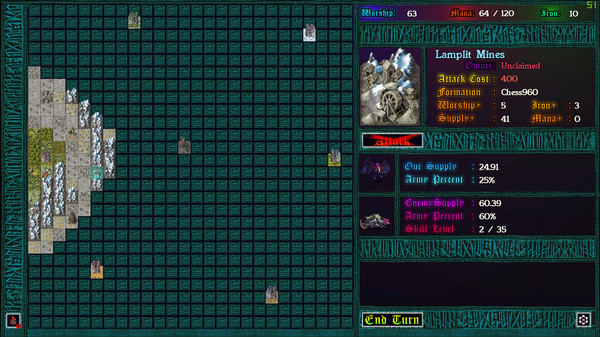 Скриншот из Unending War: Grand-Strategy Chess