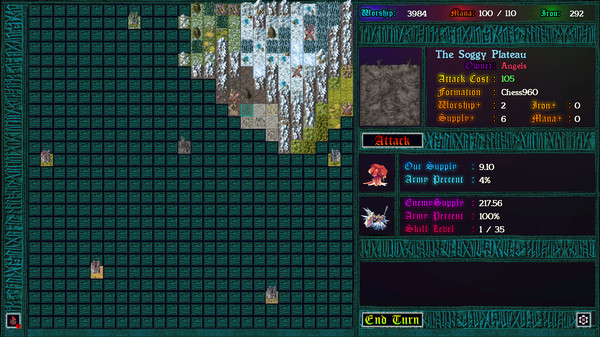 Скриншот из Unending War: Grand-Strategy Chess