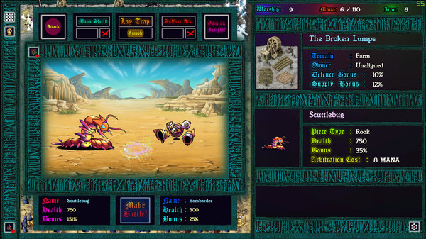 Скриншот из Unending War: Grand-Strategy Chess