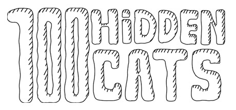 Steam header art for 100 hidden cats