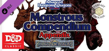Fantasy Grounds - MC11 Monstrous Compendium Forgotten Realms Appendix (2E) banner image