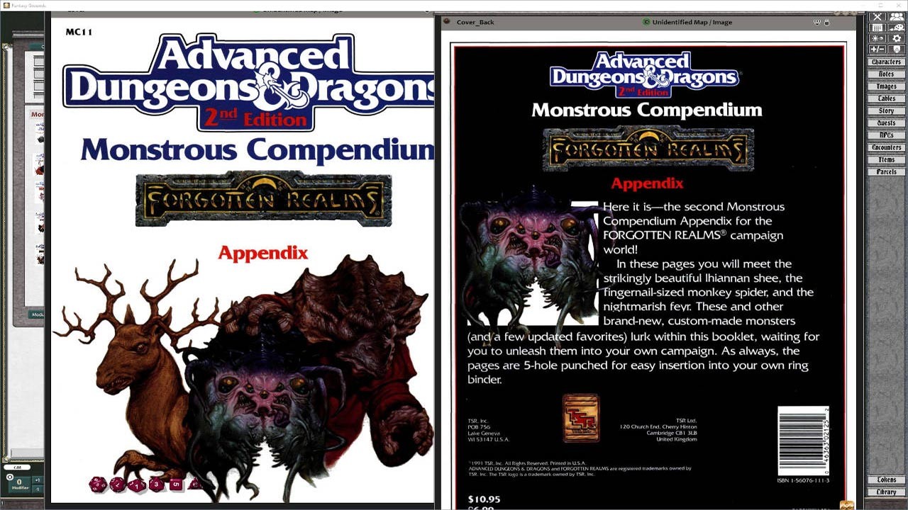Fantasy Grounds - MC11 Monstrous Compendium Forgotten Realms Appendix (2E) #8