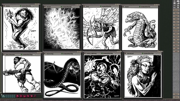 Fantasy Grounds - MC11 Monstrous Compendium Forgotten Realms Appendix (2E)