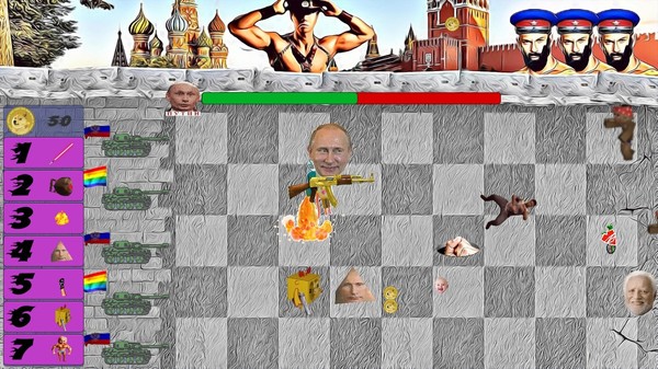 скриншот Putin VS Zombies 3