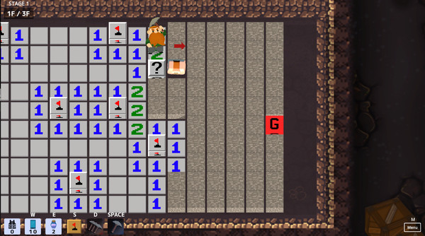 Rogue Sweeper game for Linux 1